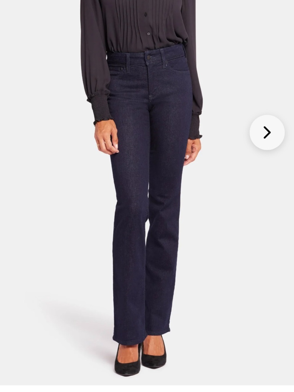 NYDJ Barbara Bootcut Jeans in Dark Indigo NWT Size 8